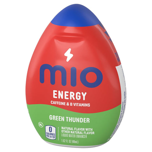 Mio Energy Liquid Water Enhancer, Green Thunder, 1.62 OZ, (Pack of 5)...