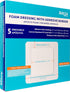 Areza Medical - Foam Wound Dressing Polyurethane - Sterile - 6.5" x 6.5" (16.5 cm x 16.5 cm) - Adhesive Border - 5 PCS - FSA/HSA Approved...