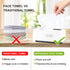 Face Clean Towels 100% Cotton Extra Thick Disposable Towel Sensitive Skin, Lint- free Facial Tissue for Cleansing, Skincare and Makeup Remover, Dr...