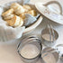 R&M International Stainless Steel 2" Round Fluted Biscuit Cutter with Handle, 1-Piece...