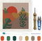 BEUNITONE Punch Needle Kits for Adults Beginner Adjustable Plant Punch Embroidery Kit Square Landscape Rug Yarn Hooking Starter Kit Include Instru...