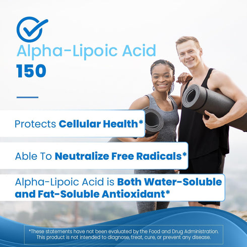 Doctor's Best Alpha-Lipoic Acid 150, Helps Support Glucose Metabolism and Regenerate Antioxidants* Non-GMO, Gluten Free, Vegan, Soy Free, 150mg, 1...