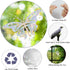 32PCS Butterfly Window Clings - Anti-Collision Window Decals to Save Birds from Window Collisions,Non Adhesive Prismatic Vinyl Window Clings, Rain...
