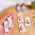 KEOKER Polymer Clay Cutters - Mini Clay Cutters for Polymer Clay Earrings Making, 6 Shapes Floral & Leaf & Butterfly Micro Clay Cutters, Clay Cutt...