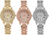 CdyBox 3Pack Ladies Diamond Watch Luxury Rhinestone Bracelet Quartz Analog Watches Set Wristwatch for Women...