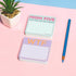 1-Count Knock Knock High Five to Do Sticky Note Pad, 3 x 3-inches, 100 Sheets (Pastel Edition)...