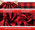 HRX Package 2pcs Cotton Santa Bag, 28x20 inch Plaid Fabric Drawstring Christmas Bags, Reusable Cloth Wrapping Bag with Gift Tag for Xmas Presents...