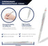 Pacific Arc Chromagraph Metal Mechanical Pencil .3 mm Silver Barrel Mechanical Pencil with Built In Adjustable Pencil Grade, Lead Pencil Holder fo...