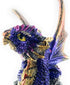 Ain’t It Nice Dragon Statue Rock Faux Geode Cavern Sparkling Medieval Collectible Fantasy Dragon Figurine Décor, Blue 3(L) X 1.5(W) X 4(H) inches...