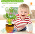 Emoin Dancing Cactus Talking Cactus Toy, Cactus Baby Toy Singing Children's Song+Box,Mimicking Cactus Recording &Repeating What You Say,Electronic...