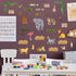 Fulmoon 34 Pcs Jungle Animals Bulletin Board Decorations Set Back to School Classroom Wild Safari Animal Cutout Wild About Jesus Christian Bible W...