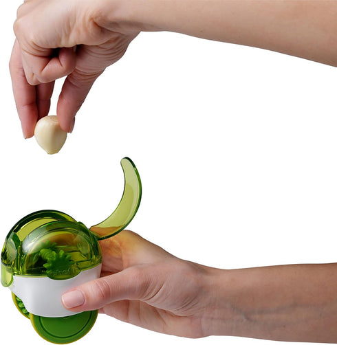 Chef'n 102-663-011 GarlicZoom Garlic Chopper, XL, Green...