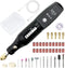 Cordless Rotary Tool, 3.7V Li-ion Mini Rotary Multi-Tool Kit with 42pcs Accessories Electric Rotary 16000rpm Speed DIY Grinder for Polishing, Clea...