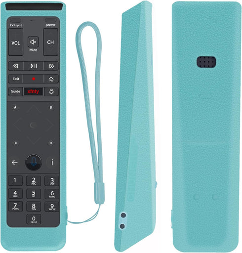 Protective Silicone Remote Case for XFinity Comcast XR15 Voice Remote Control Shockproof Washable Skin-Friendly Control Cover with Loop (Glow in D...