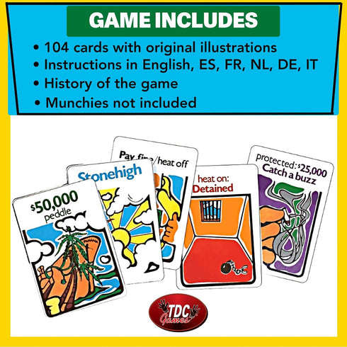 TDC Games Grass Card Game, Novelty Card Game for Adults, Fast Paced Card Game for 2-6 Players, Hilariously Fun Game to Play with Friends, Card Gam...