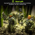 8 Pcs Soldier Action Figure Toy Army Men with Weapon Accessories/SWAT Team Figure Military Playset for Boys Girls, Birthday (8 pcs American soldie...