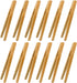 12pcs Bamboo Tongs, 7 Inch Reusable Bamboo Toast Tongs for Toast Bread Pickles Fruits Tea...