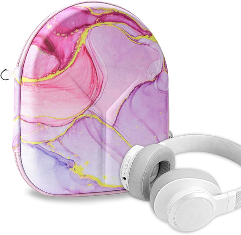 Geekria NOVA Headphones Case for Over-Ear Headphones, Replacement Hard Shell Travel Carrying Bag with Cable Storage Compatible with Soundcore, JBL...