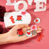 Beadthoven DIY 4 Pairs Love Earring Making DIY Kit for Valentines Day Red Rose Flower Love Heart Letter Acrylic Charms Pendants with Earring Hooks...
