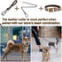 Leather Dog Collar Heavy Duty Hardware Dog Collars Full Grain Ultra Soft and Comfort Genuine Cowhide Metal Buckle Thick Belt Collar for Small Medi...