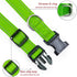 Reflective Dog Collar with Buckle Adjustable Safety Nylon Collars for Small Medium Large Dogs, Grass Green M...