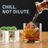 Large Ice Cube Tray for Whiskey: FDDBI Big Square Ice Cube Maker for Cocktail - 2Pack Silicone Old Fashioned Ice Cube Trays - 2inch Huge Cubed Ice...