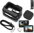 Accessories Kit Protective Soft Silicone Case for GoPro Hero 12/11/10/9 Black, Sleeve Case with Rubber Lens Cover + Screen Protector + Battery Sid...