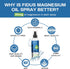 Fidus 100% Pure Magnesium Oil Spray - Big 8 fl oz Topical Magnesium Chloride for feet, Organic Natural Magnesium Spray from Ancient Zechstein Seab...