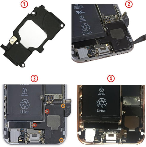New OEM Buzzer Ringer Loud Speaker Sound Assembly Replacement Part Compatible for iPhone 6s (All Carriers)...