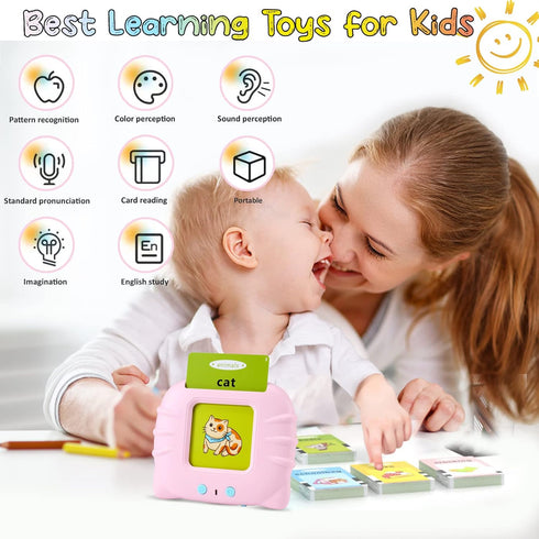 FREE TO FLY Talking Flash Cards Toddler Learning Toys for 2 3 4 5 6 Year Old Girls Boys: Speech Therapy Toys Autism Sensory Toys Preschool Educati...