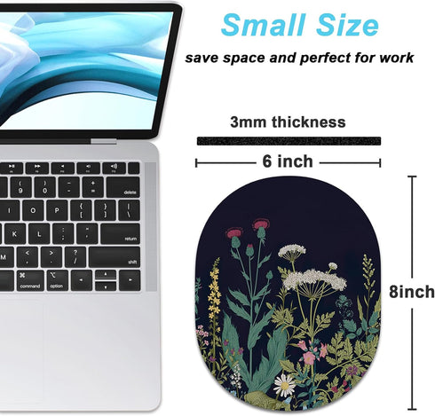 Rimilak Small Mouse Pad 6 x 8 Inch, Takes up Wrist and Mouse Space, Waterproof Compact Mini Mouse Mat for Laptop Computer Wireless Mouse Keyboard ...