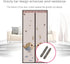 Door mesh Screen with Magnet, Fly Hanging Temporary Magic Patio mesh Magnetic Screen Door mesh Front Door, Back French Mosquito Bug Door Screen ne...