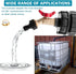IBC Tote Adapter IBC Tote Fittings 275-330 Gallon Water Tank Adapter 2.44" Fine Thread IBC Tote Valve & Lead-Free Brass Hose Faucet Valve and Gard...