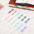 240 Pcs 1Inch Sticky Index Tabs, Repositionable Colored Book Sticky Tabs Page Tabs Sticky Index Tabs for Notebooks File Classification...