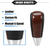 Automatic Gear Shift Knob Compatible for Toyota Land Cruiser 2003-2021, Durable Faux Leather Plastic Black Brown Drilled Grain Pattern...