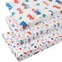 Changing Pad Cover Set 3 Pack Jersey Knit Ultra Soft for Baby Boys Girls Rocket Satellite/Car/Bus...