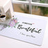 Dish Drying Mat 12"x20" Heat Resistant Draining Mat Non-slip Coffee Bar Mat, Easy Clean Dish Rack Pad for Kitchen Countertop Coffee Maker Coffee P...