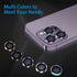Compatible with iPhone 14 Pro / 14 Pro Max Camera Lens Protector, Anti-Scratch Lens Cover 9H Tempered Glass Metal Camera Screen Protector Shockpro...