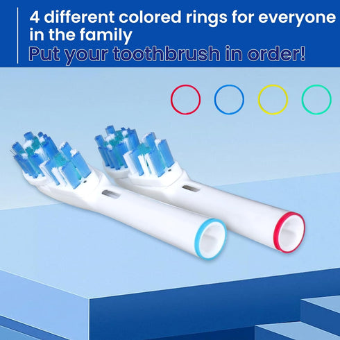 Replacement Brush Heads Compatible with Oral B- Double Clean Design, Double Clean Brush Heads, Compatible with Braun Oral-B Dual Clean Electric To...