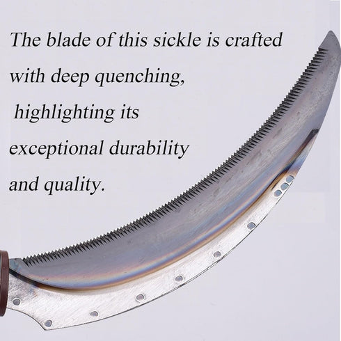 Scythe Garden Tool, Japanese Weeding Scymea, Scythe Tool, Weeding and Weed, Magnetic Handle, Durable SK5 Steel Blades, Compact and Portable, Great...