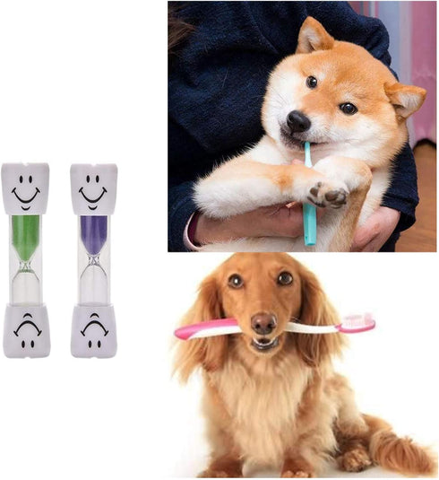 7 Pack 2 Minutes Hourglass Brushing Teeth Timers Colorful Sand Timer for Kids Promote Dental Hygiene...