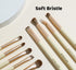 Eyeshadow Brush Set, Concealer, Eyeliner and Eyebrow Brush, 12-Pieces Eye Makeup Brushes with Soft Synthetic Fiber and Wood Handle...