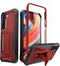 ExoGuard for Samsung Galaxy S22 Plus Case, Rubber Shockproof Heavy Duty Case with Screen Protector for Samsung S22 Plus Phone, Built-in Kickstand ...