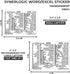 SYNERLOGIC Windows + Word/Excel (for Windows) Quick Reference Guide Keyboard Shortcut Stickers, No-Residue Vinyl (Clear/Small/Combo/5sets)...