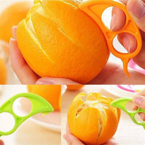Orange Citrus Peelers, Cosmer Set of 15 Plastic Easy Slicer Cutter Peeler Remover Opener Kitchen Accessories Knife Cooking Tool Kitchen Gadgets (S...