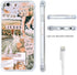 Christian Aesthetic Collage Case for iPhone 7/8/SE 2020, Christian Faith Positivity Motivational Jesus Graphic Case for Women Men, Unique Trendy S...