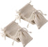 erduoduo Pack of 50 Small Burlap Bags With Drawstring,3x4inch Gift Little Burlap Drawstring Bags,Reusable Small Sachet Bags,Tea Bag...
