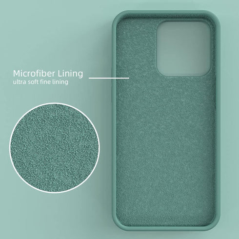iPhone 14 Series Silicone Cases, Including iPhone 14 Plus (6.7inch), iPhone 14 Pro (6.1inch) and iPhone 14 Pro max (6.7inch) (Forest Green, iPhone...