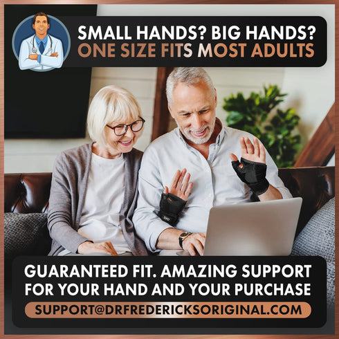 Dr. Frederick's Original Reversible Copper Infused Wrist Thumb Brace - 1 Brace - Spica Splint for De Quervain’s Tendonitis, Arthritis, CMC, Pain R...