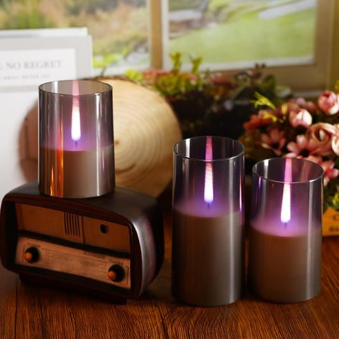 2Pack Flameless Candles, LED Candles, Flameless Candle with Remote Control?with Timer 2/4/6/8H?Flickering flameless Candles Ldeal for Setting The ...